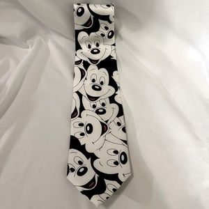 Vintage Disney Mickey Mouse Tue. Black and White. Made in USA.